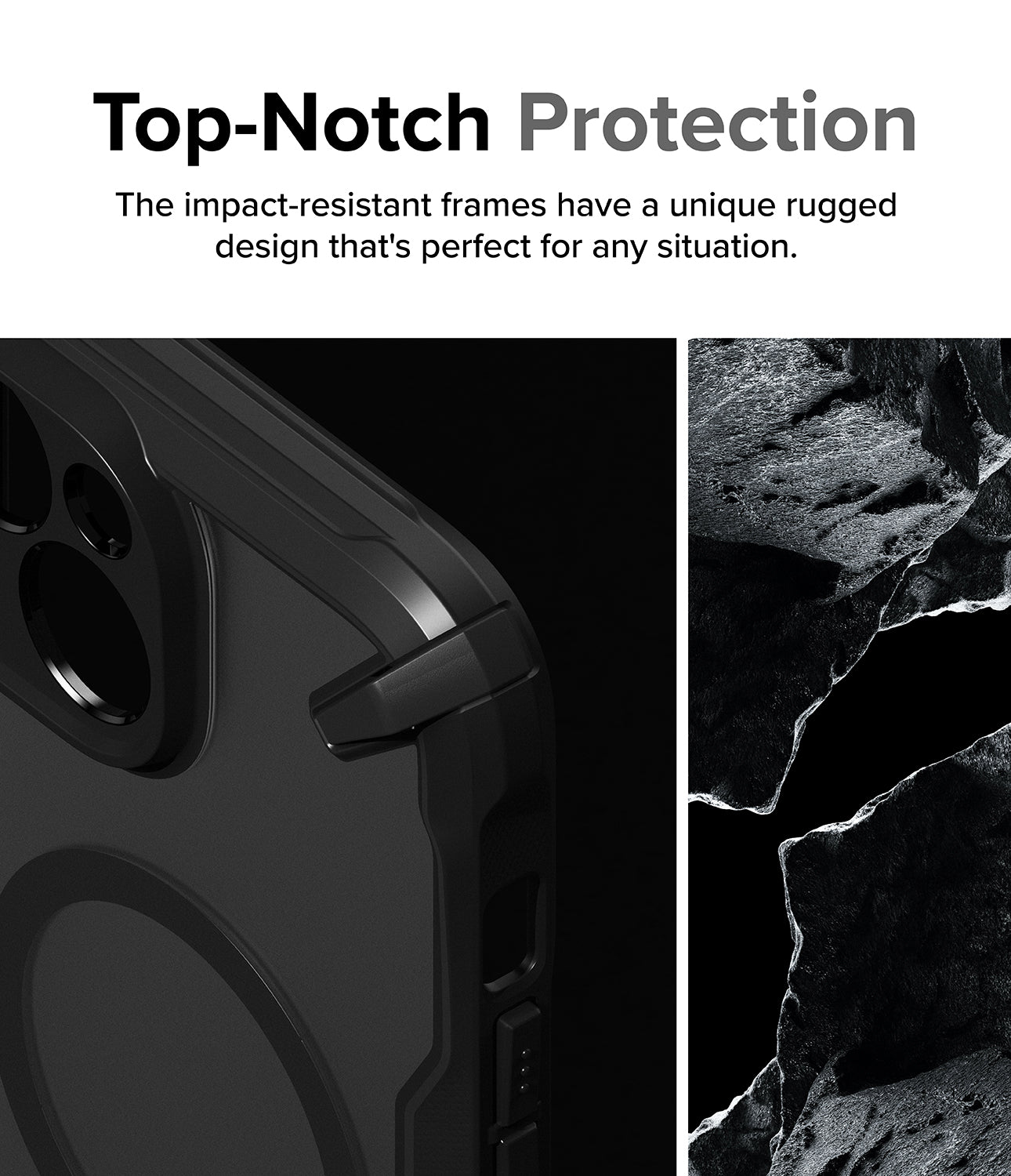 iPhone 15 Plus Case | Fusion-X Magnetic Matte Black - Top-Notch Protection