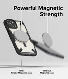 iPhone 15 Plus Case | Fusion-X Magnetic Matte Black - Powerful Magnetic Strength
