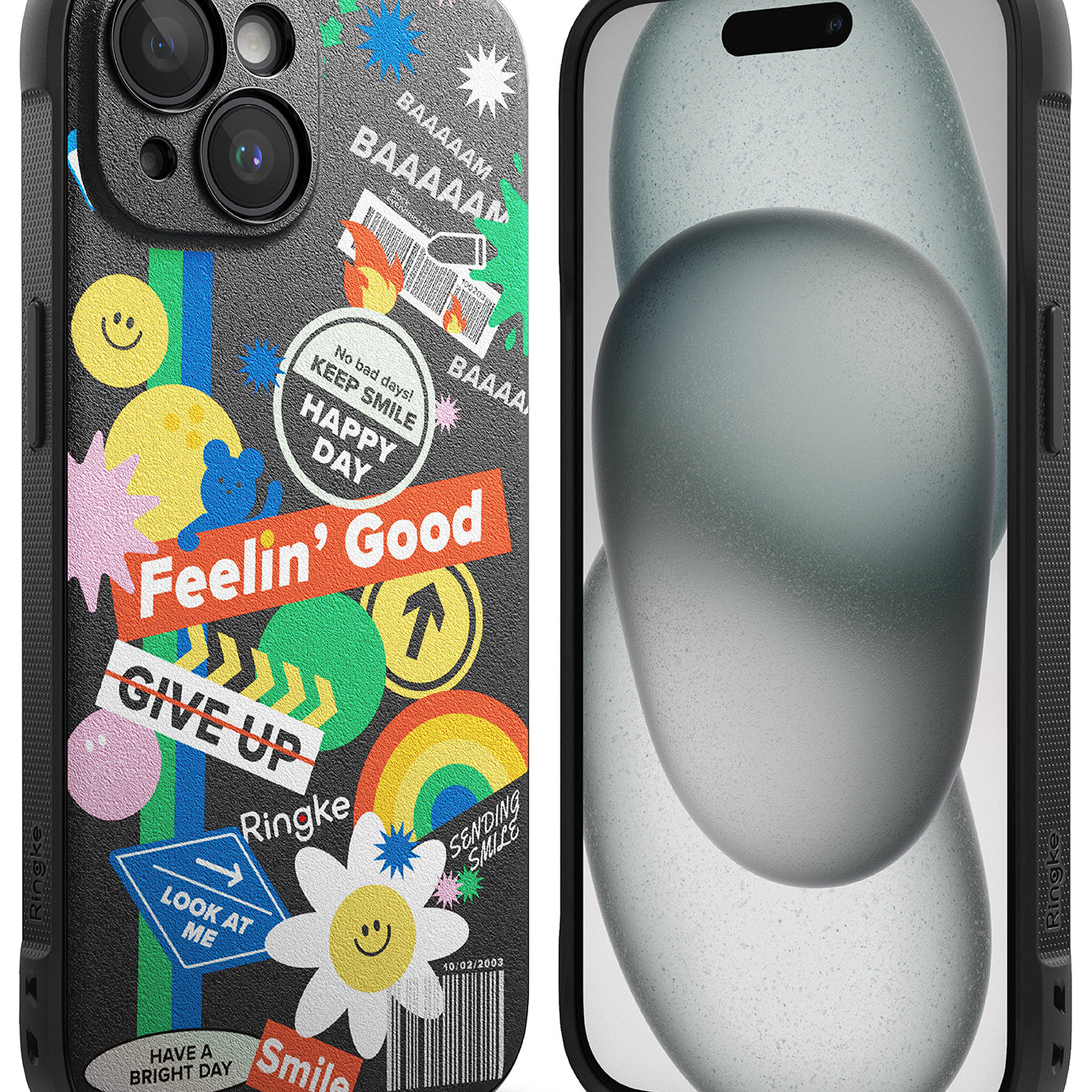 iPhone 15 Plus Case | Onyx Design - Sticker