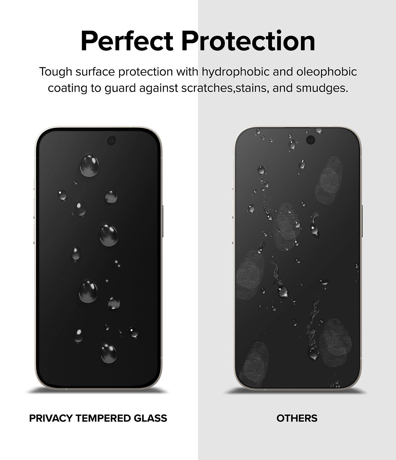 Miếng dán màn hình iPhone 15 Plus | Kính bảo mật - Bảo vệ hoàn hảo. Bảo vệ bề mặt bền bỉ với lớp phủ kỵ nước và oleobic để bảo vệ khỏi trầy xước, vết bẩn và vết bẩn.