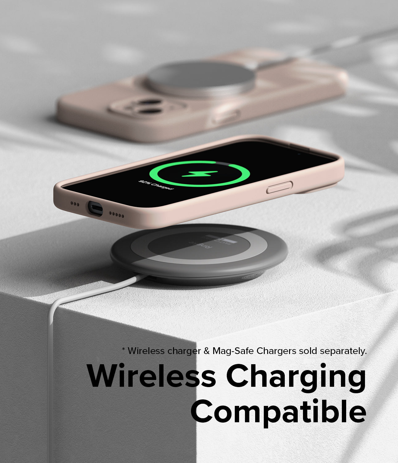 iPhone 15 Plus Case | Silicone Magnetic - Wireless Charging Compatible
