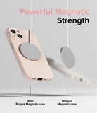 iPhone 15 Plus Case | Silicone Magnetic - Powerful Magnetic Strength. 