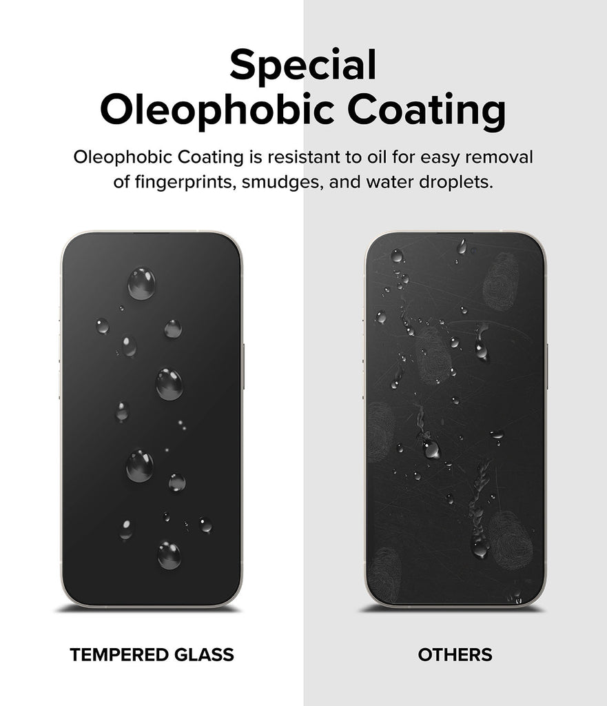 iPhone 15 Plus Screen Protector | Full Cover Glass Premium edge-to-edge 9H hardness tempered glass protector