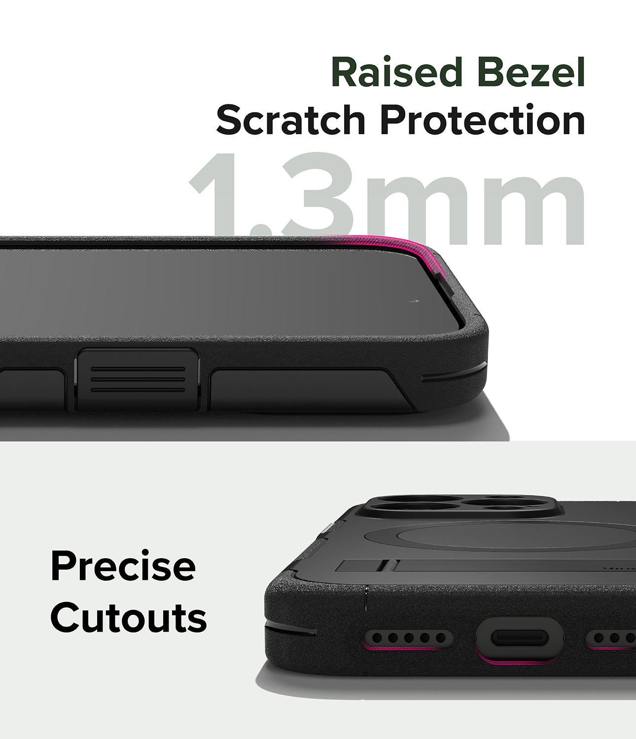 iPhone 15 Pro Case | Alles - 1.3mm Raised Bezel Scratch Protection. Precise Cutouts.