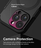 iPhone 15 Pro Case | Alles - 1.2mm Raised Camera Edges. Camera Protection. Take pictures with confidence thanks to the Alles full-coverage design for the rear camera.