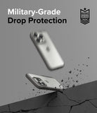 iPhone 15 Pro Case | Fusion Bold - Clear/Gray - Military-Grade Drop Protection.