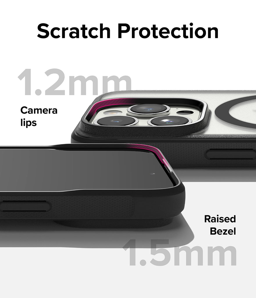 iPhone 15 Pro Case | Fusion Bold Magnetic - Scratch Protection. 1.2mm Camera lips. 1.5mm Raised Bezel.