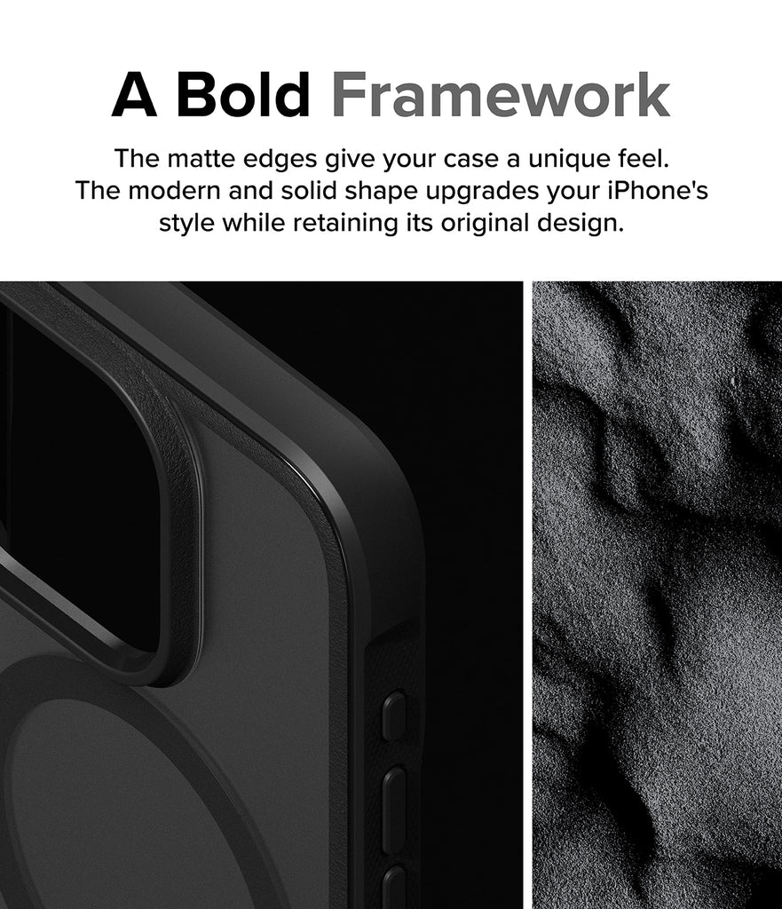 iPhone 15 Pro Case | Fusion Bold Magnetic - A Bold Framework. The matte edges give your case a unique feel. The modern and solid shape upgrades your iPhone's style while retaining its original design.