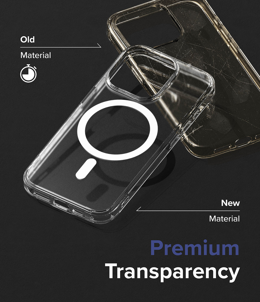 iPhone 15 Pro Case | Fusion Magnetic - Premium Transparency