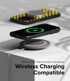 iPhone 15 Pro Case | Onyx Design - Checkerboard Yellow - Wireless Charging Compatible