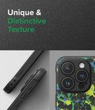 iPhone 15 Pro Case | Onyx Design - Action Painting - Unique and Distinctive Texture