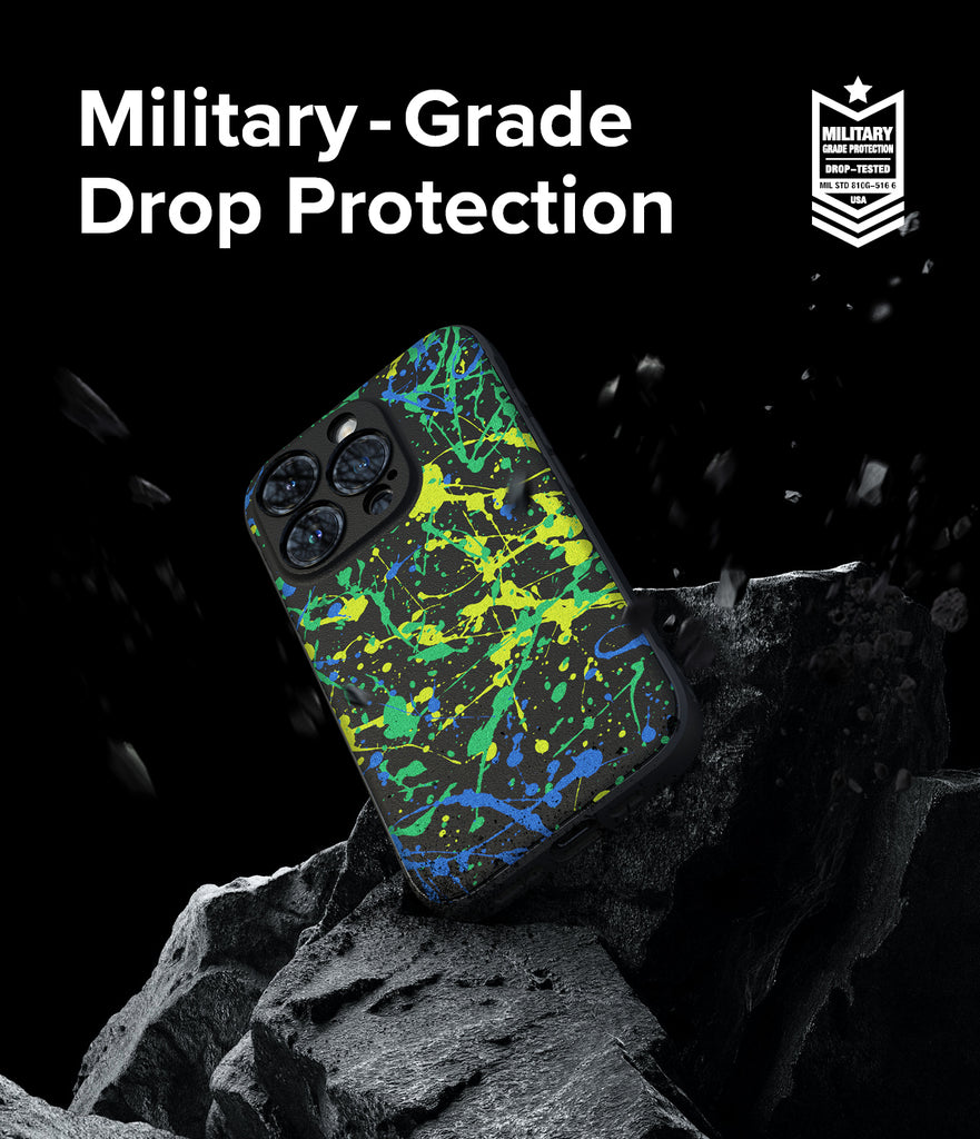iPhone 15 Pro Case | Onyx Design - Military-Grade Drop Protection