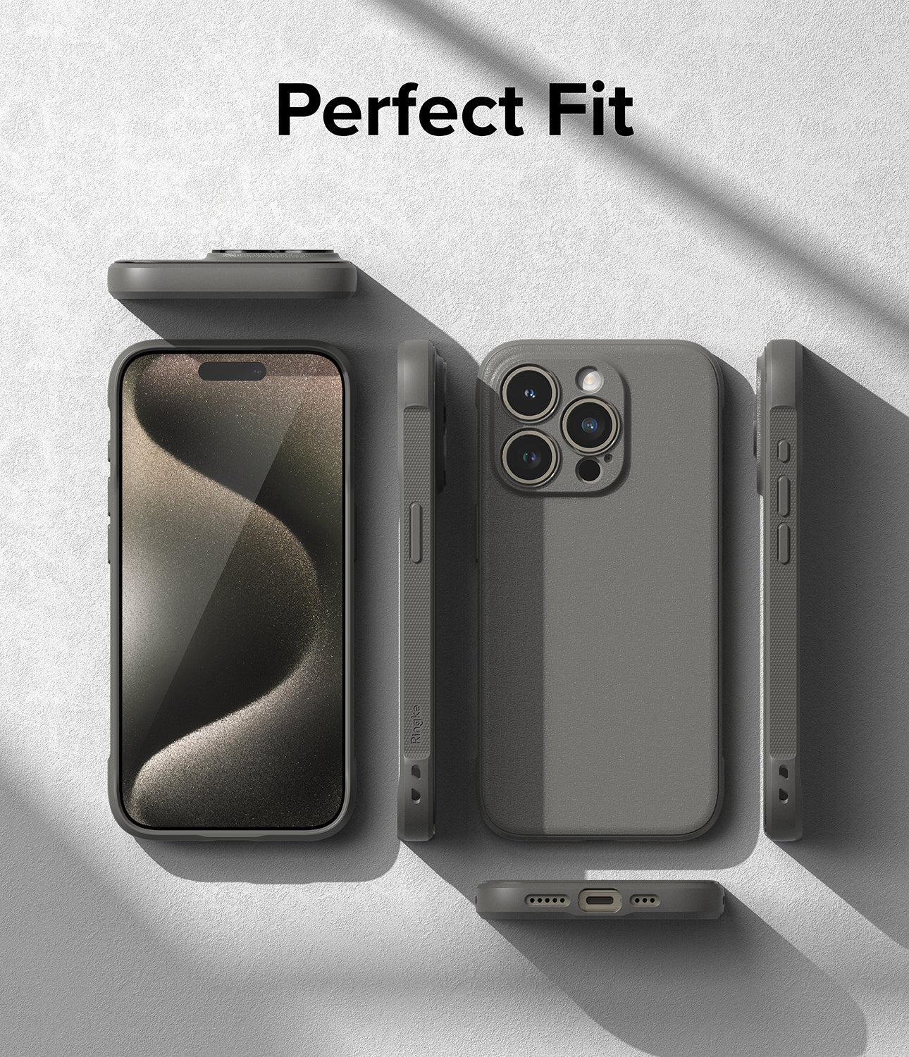 iPhone 15 Pro Case | Onyx - Gray - Perfect Fit.