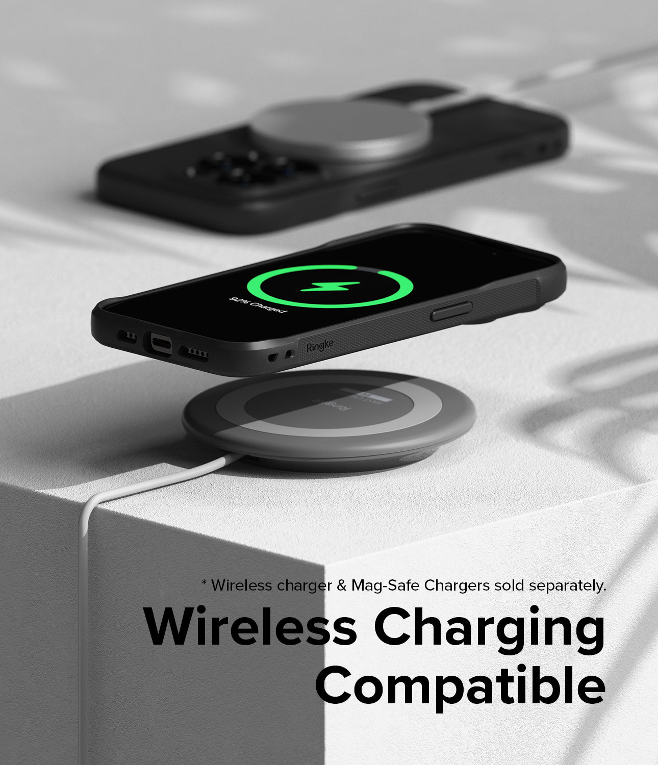 iPhone 15 Pro Case | Onyx Magnetic- Wireless Charging Compatible.