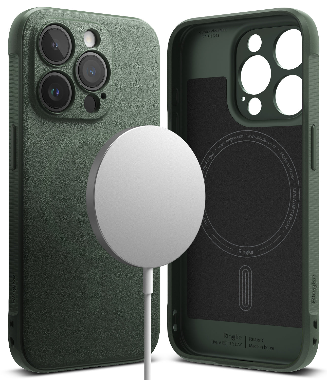 iPhone 15 Pro Case | Onyx Magnetic - Dark Green