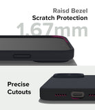 iPhone 15 Pro Case | Silicone Magnetic - Deep Blue - Raised Bezel Scratch Protection. Precise Cutouts.