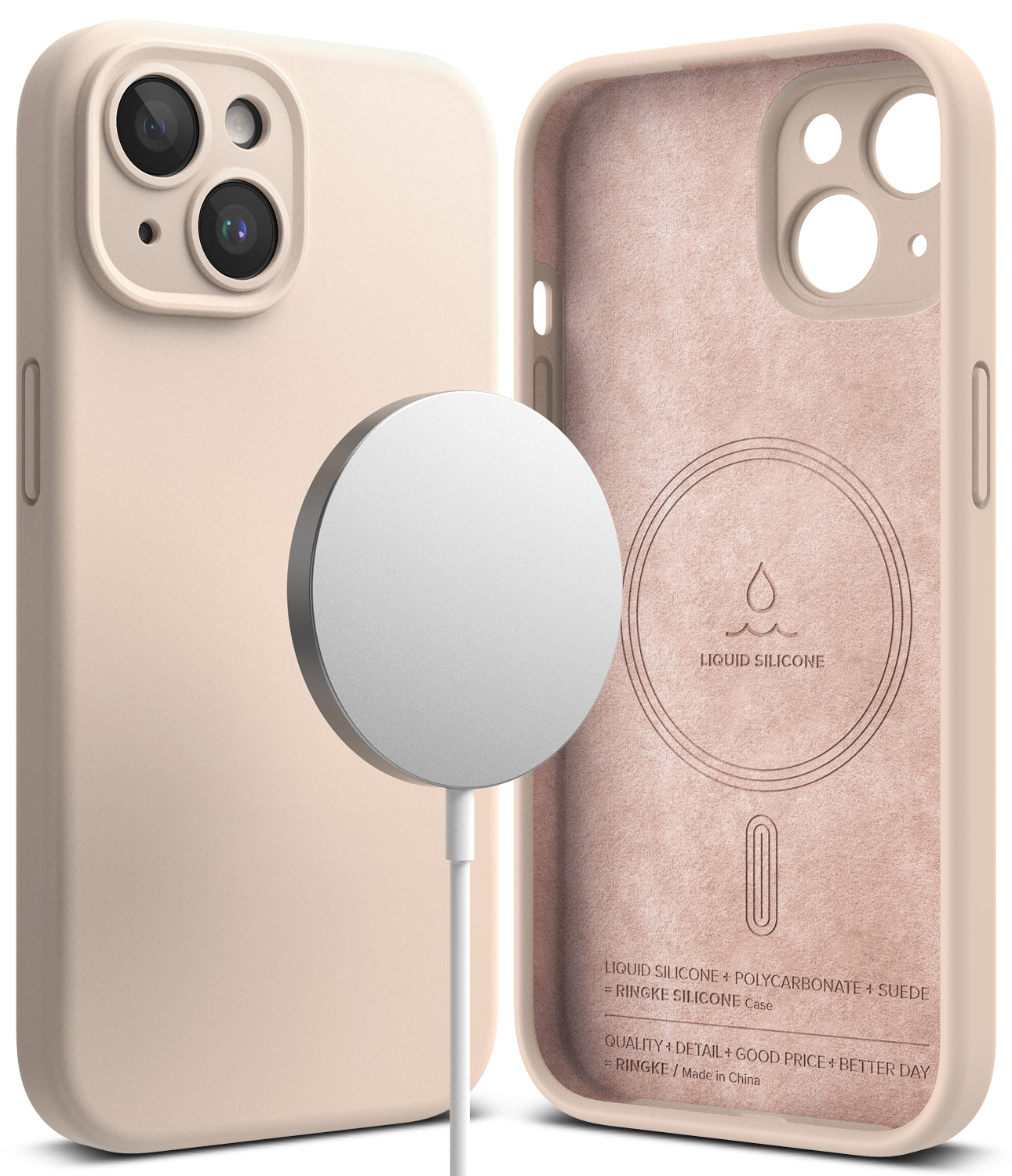 iPhone 15 Plus Case | Silicone Magnetic