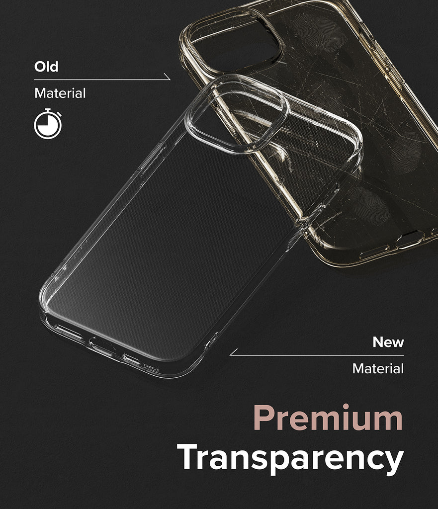 iPhone 15 Case | Air - Clear / Glitter Clear - slim and lightweight case