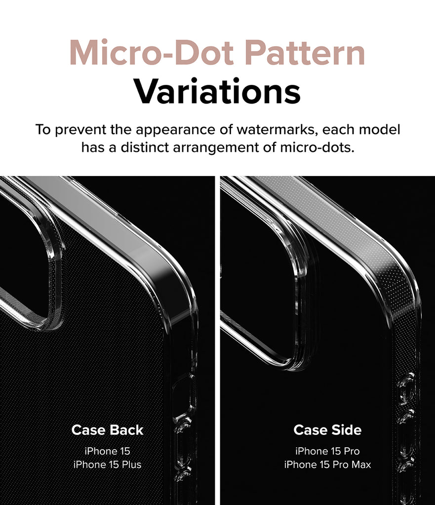 iPhone 15 Case | Air - Clear / Glitter Clear - slim and lightweight case