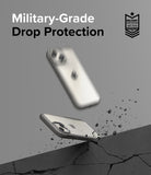 iPhone 15 Case | Fusion Bold Clear/Gray - Military-Grade Drop Protection