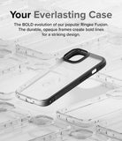 iPhone 15 Case | Fusion Bold Matte/Black - Your Everlasting Case. The BOLD evolution of our popular Ringke Fusion. The durable, opaque frames create bold lines for a striking design.