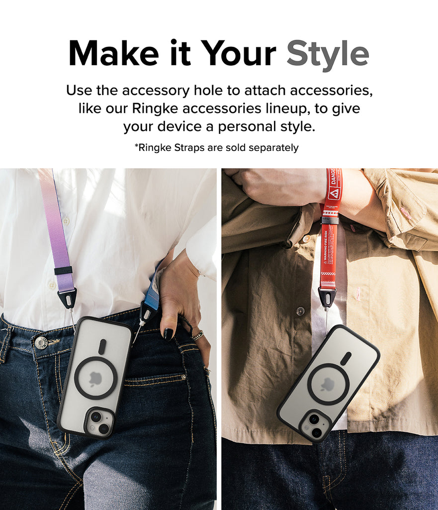 iPhone 15 Case | Fusion Bold Magnetic - Make it Your Style. Use the accessory hole to attach accessories, like our Ringke accessories lineup, to give your device a personal style. 