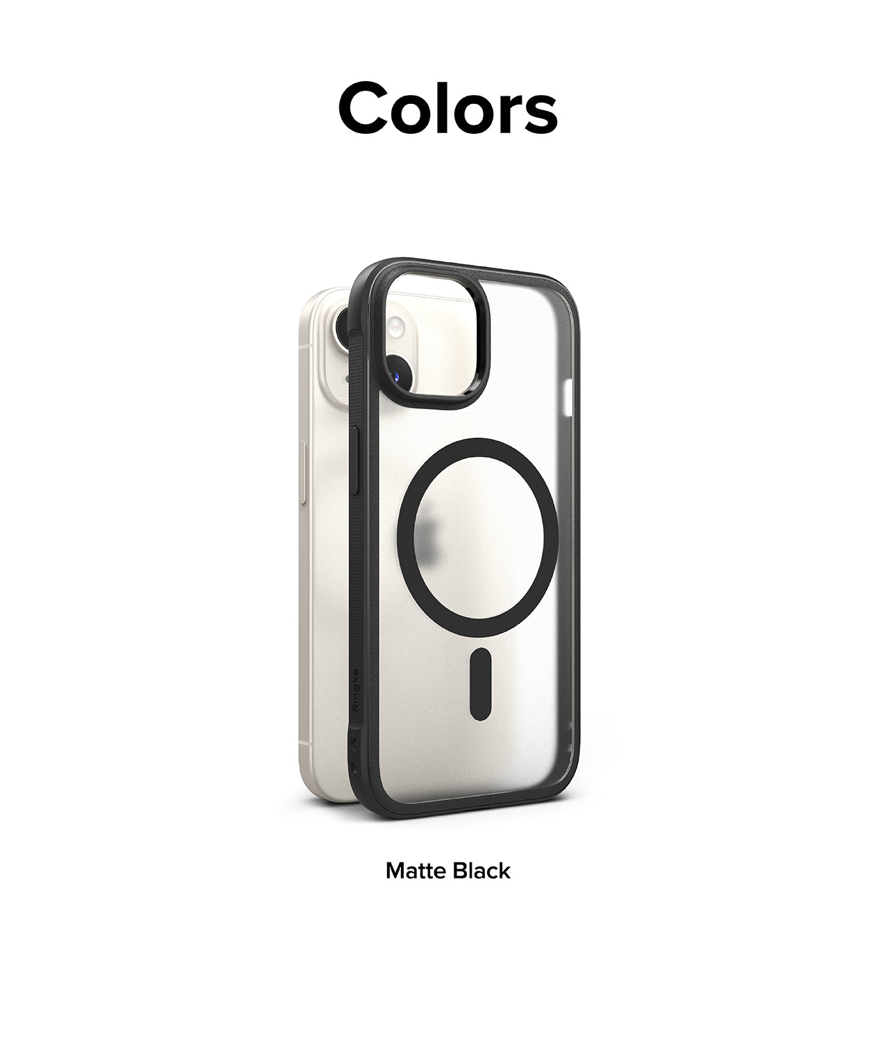 iPhone 15 Case | Fusion Bold Magnetic - Colors (Matte Black)