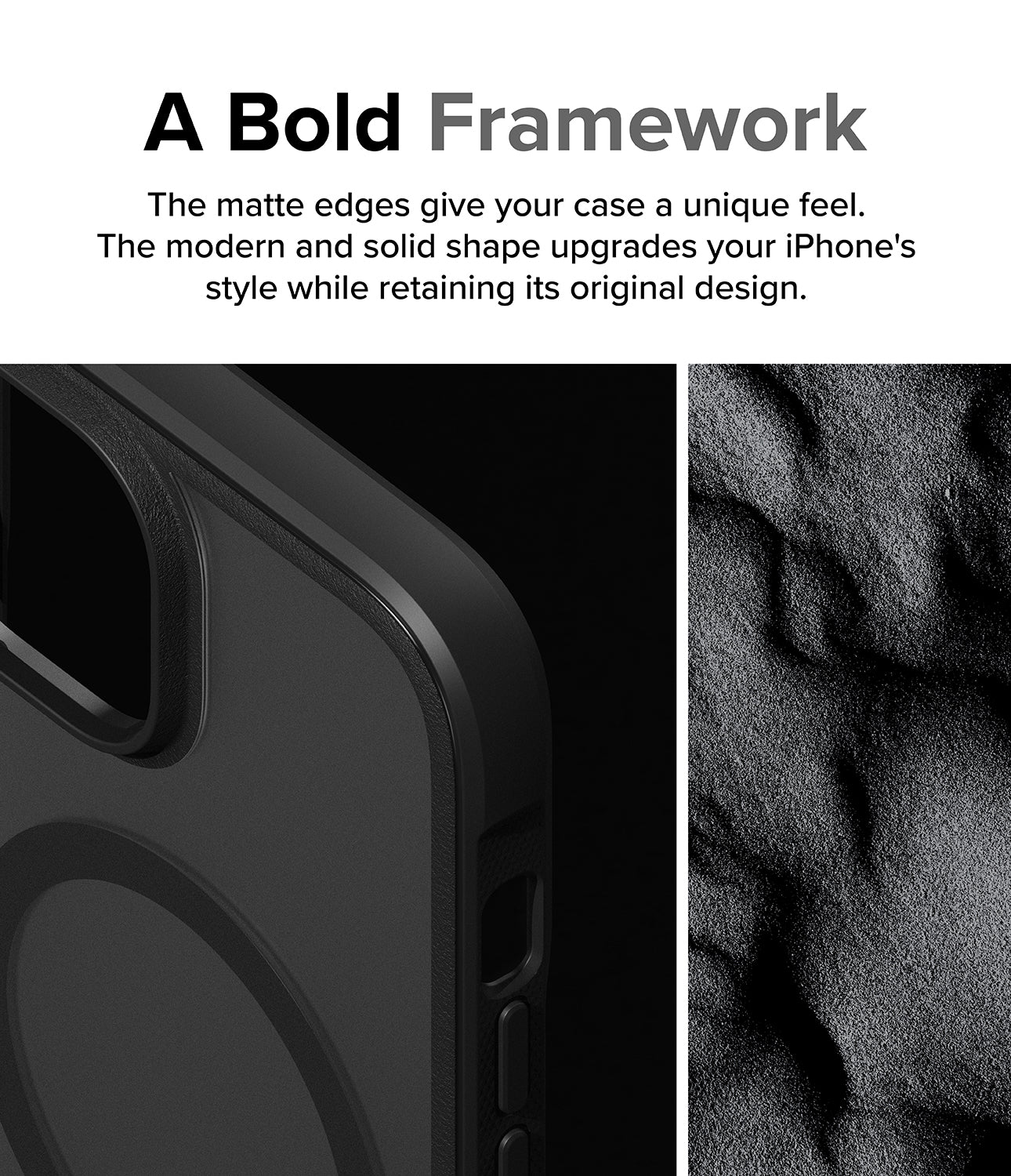 iPhone 15 Case | Fusion Bold Magnetic - A Bold Framework. The matte edges give your case a unique feel. The modern and solid shape upgrades your iPhone's style while retaining its original design.