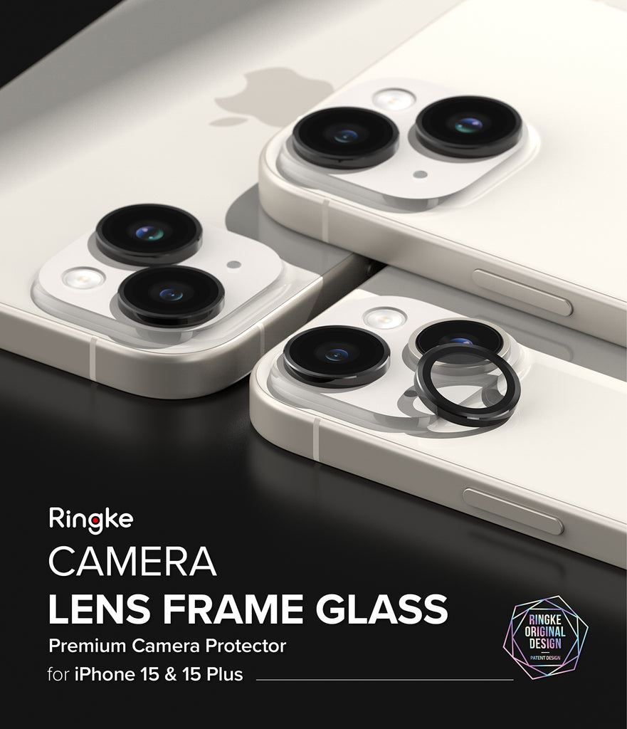 iPhone 15 Plus / iPhone 15 | Camera Lens Frame Glass - By Ringke