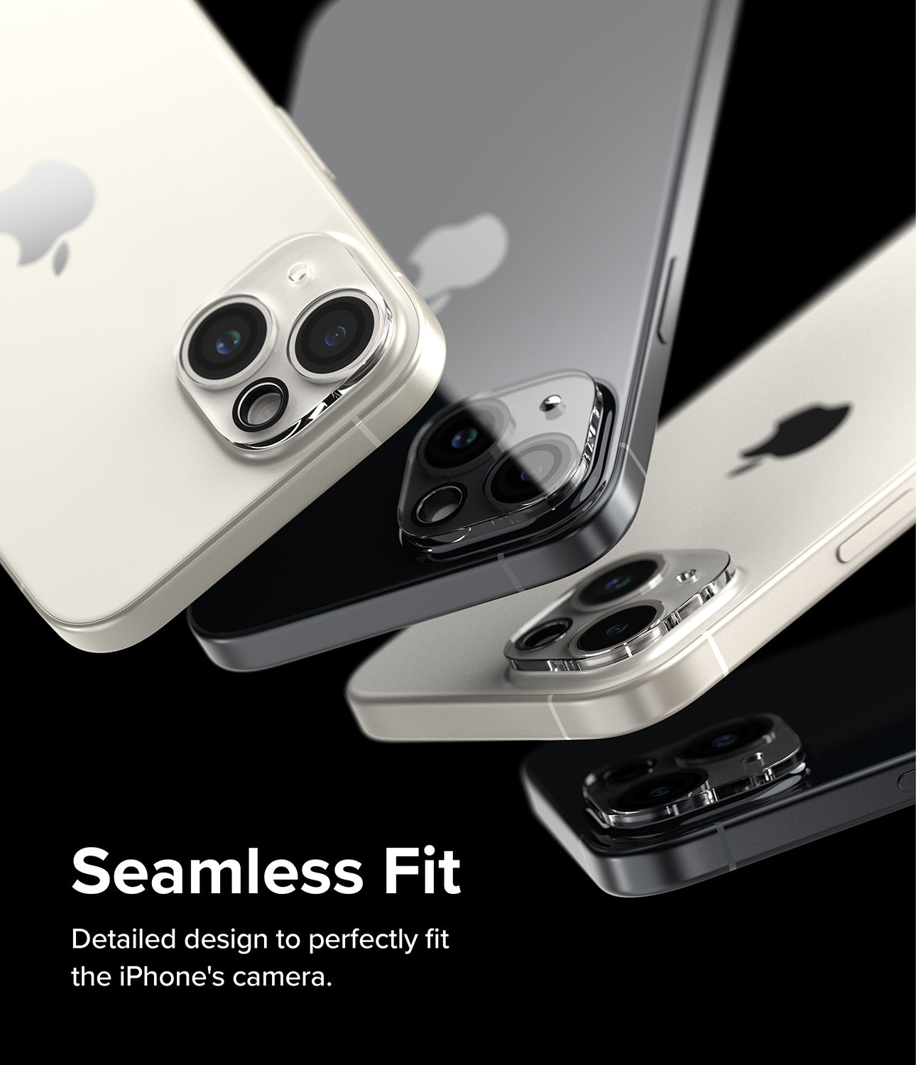 iPhone 15 Plus / iPhone 15 | Camera Protector Glass [2 Pack] - Seamless fit. Detailed design to perfectly fit the iPhone's camera.