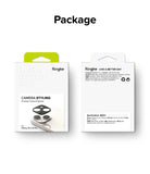 iPhone 15 Plus / iPhone 15 | Camera Styling - Black aluminum metallic cover. Package.