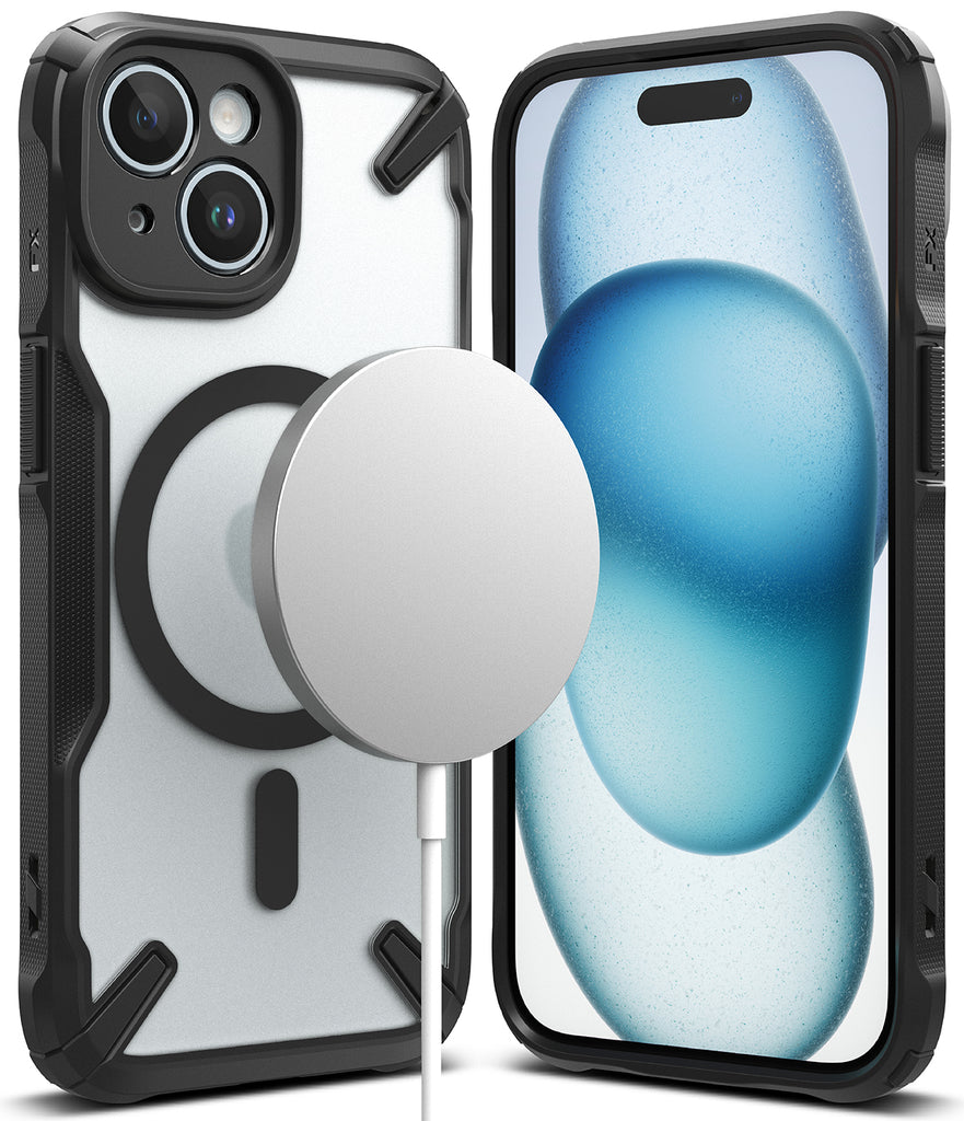 iPhone 15 Case | Fusion-X Magnetic Matte Black
