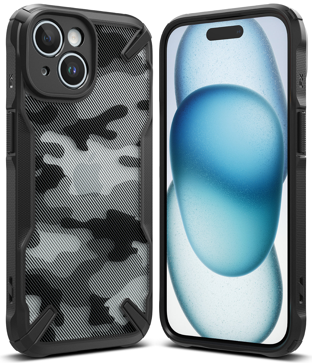 iPhone 15 Case | Fusion-X - Camo Black
