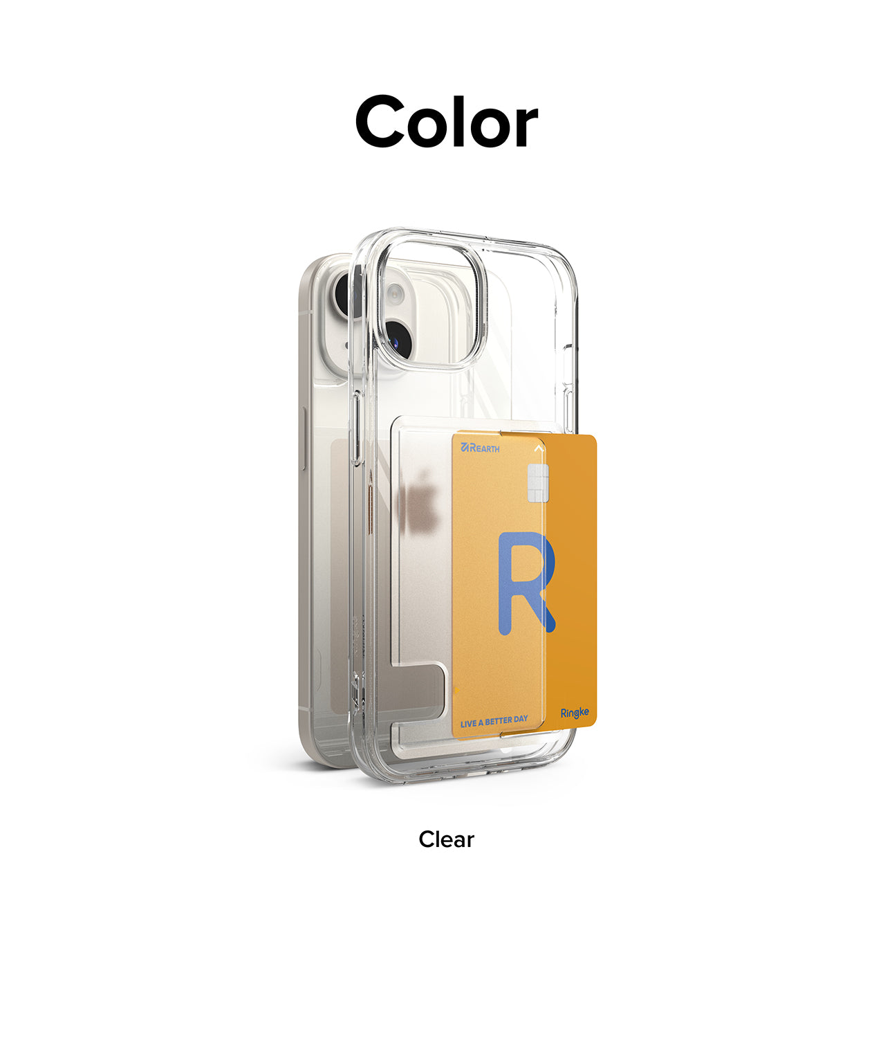 iPhone 15 Plus Case | Fusion Card - Clear