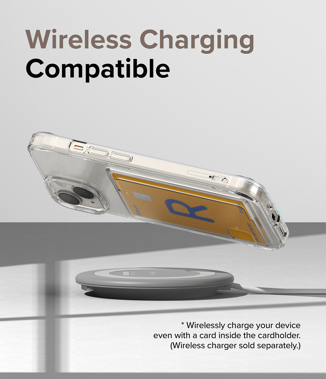 iPhone 15 Plus Case | Fusion Card - Wireless Charging Compatible.
