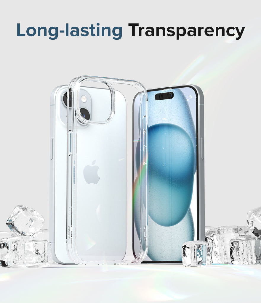 iPhone 15 Case | Fusion - Clear - Long lasting transparency  