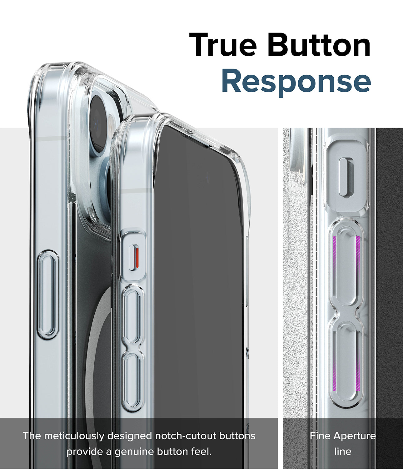 iPhone 15 Case | Fusion Magnetic Matte - True Button Response.