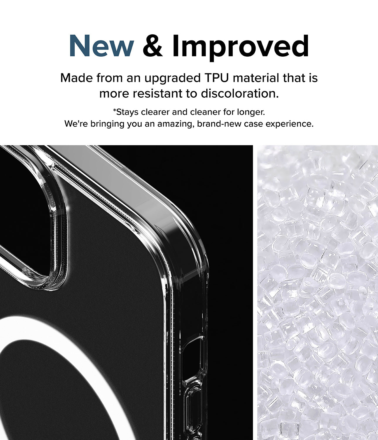 iPhone 15 Case | Fusion Magnetic Matte - New and Improved. Made from an upgraded TPU material that is more resistant to discoloration.