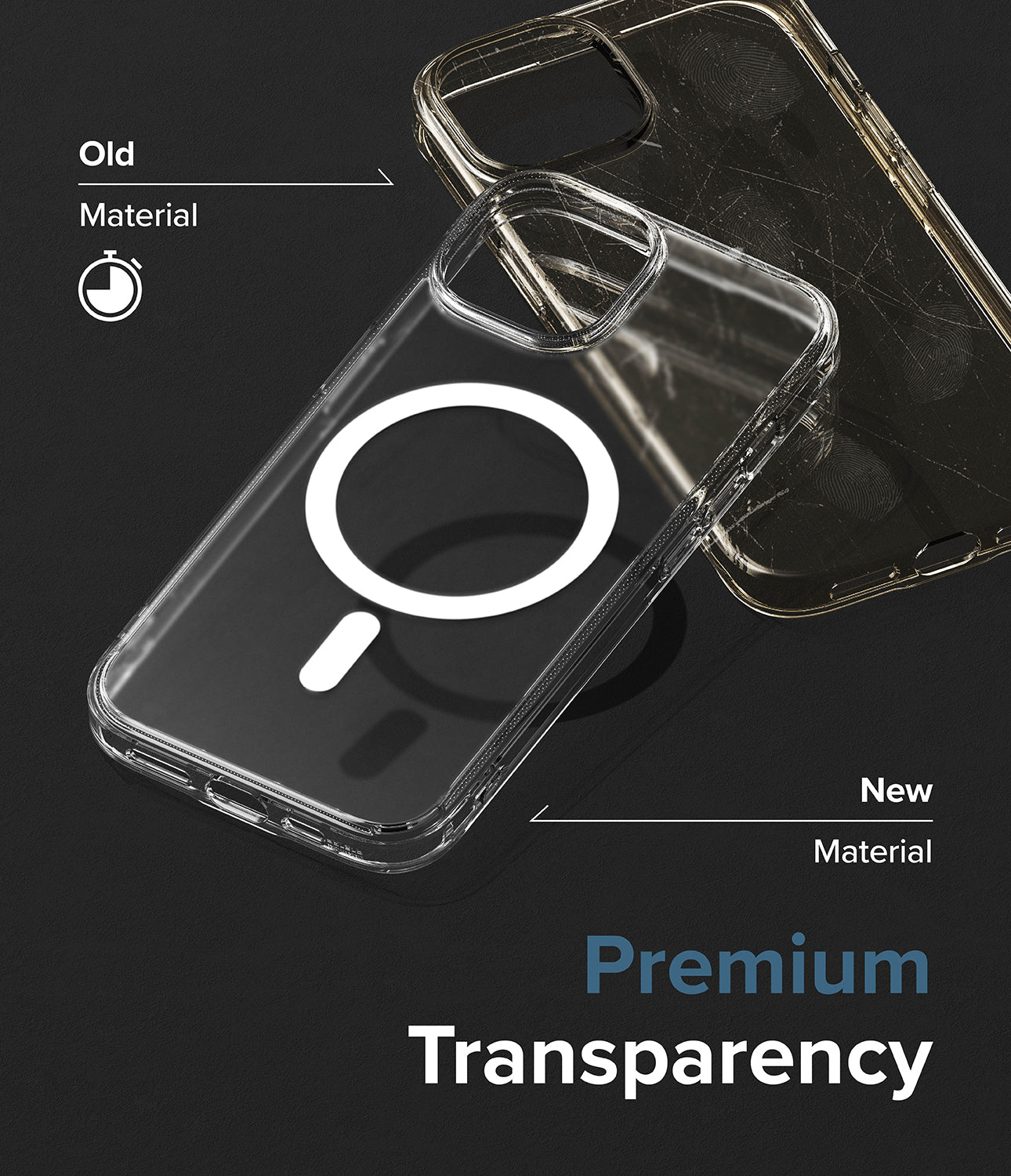 iPhone 15 Case | Fusion Magnetic Matte - Premium Transparency