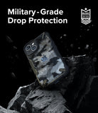 iPhone 15 Case | Fusion-X - Camo Black - Military-Grade Drop Protection