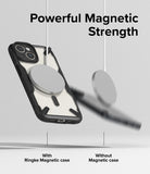 iPhone 15 Case | Fusion-X Magnetic Matte Black - Powerful Magnetic Strength