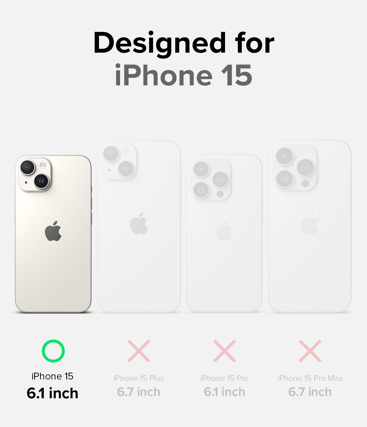 iPhone 15 Case | Onyx - Black - Designed for iPhone 15