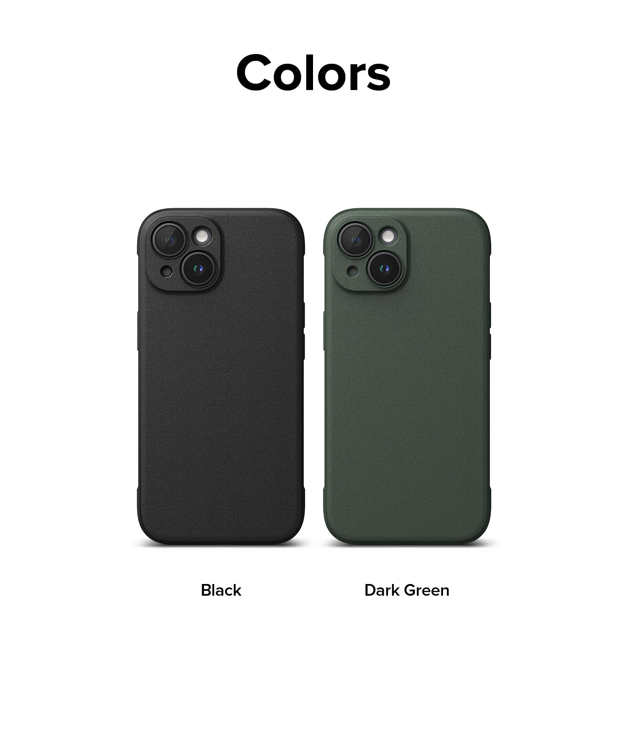 iPhone 15 Case | Onyx - Black / Dark Green Colors
