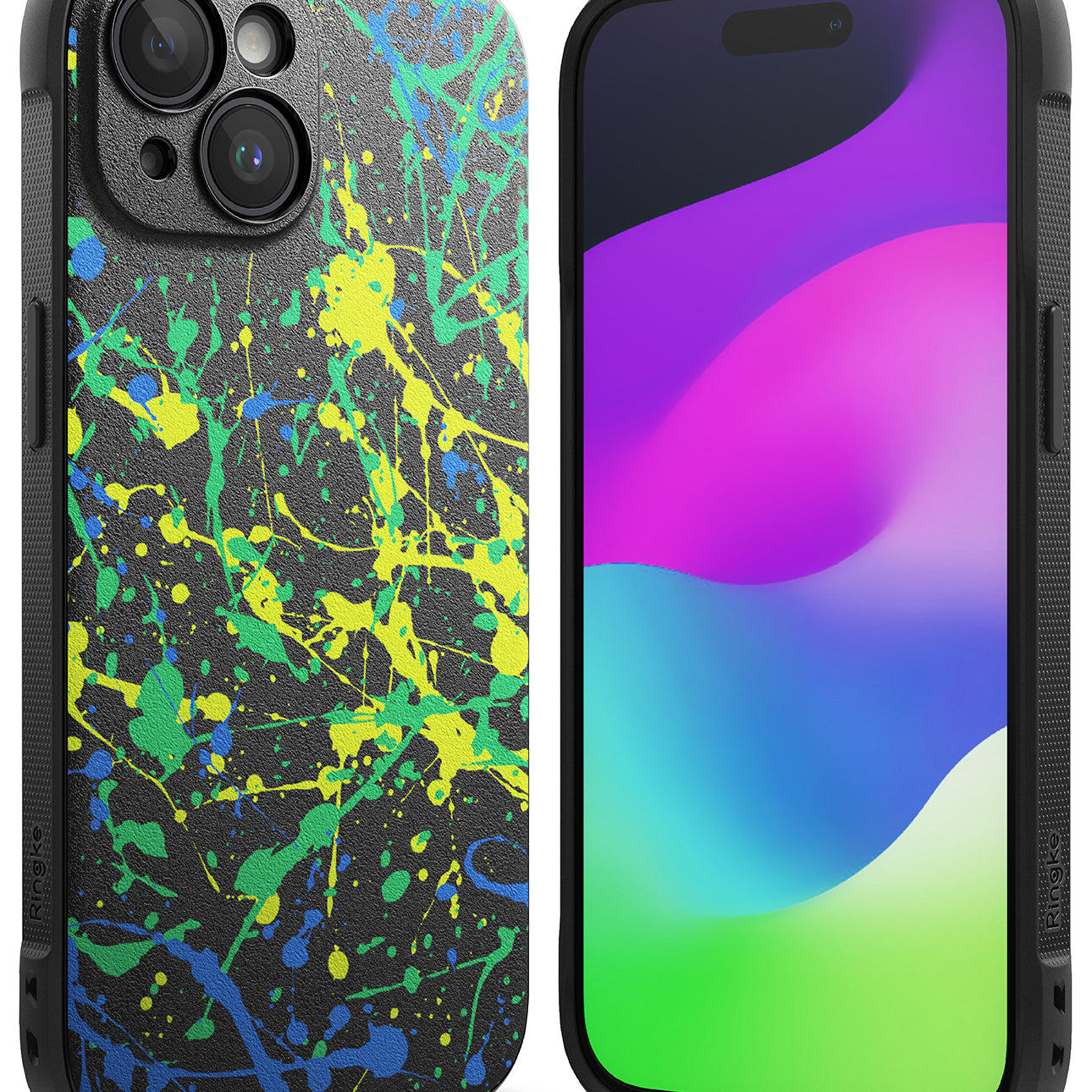 iPhone 15 Case | Onyx Design - Action Painting