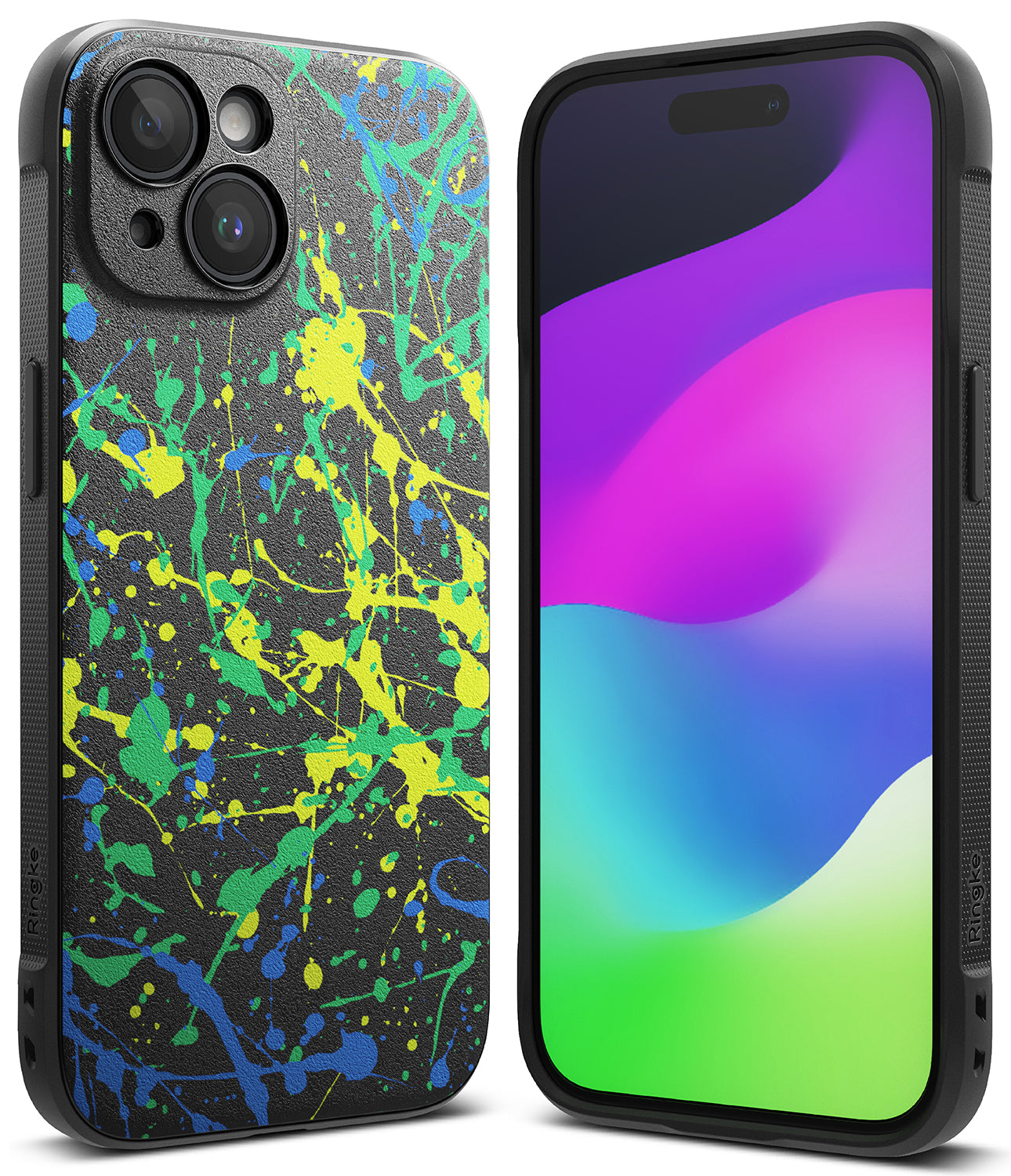 iPhone 15 Case | Onyx Design - Action Painting
