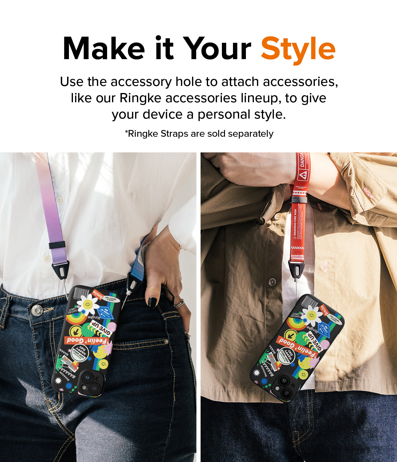 Ốp lưng iPhone 15 | Thiết kế Onyx - Biến nó thành phong cách của bạn. Sử dụng lỗ phụ kiện để gắn các phụ kiện, chẳng hạn như dòng phụ kiện Ringke của chúng tôi, nhằm tạo phong cách cá nhân cho thiết bị của bạn.
