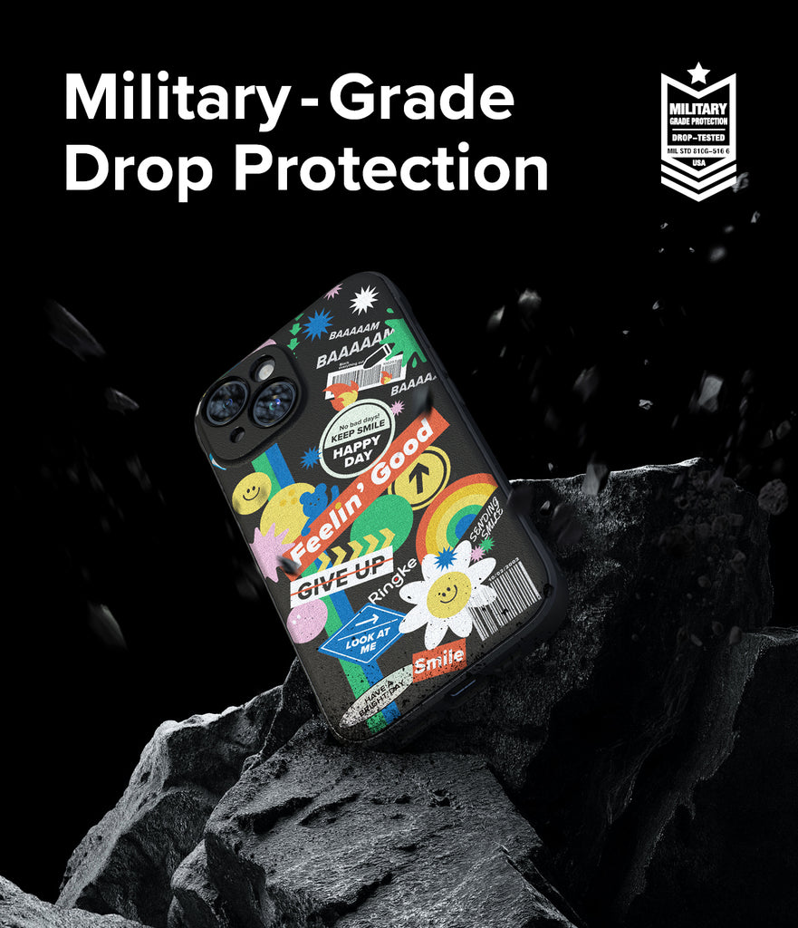 iPhone 15 Case | Onyx Design - Military-Grade Drop Protection.