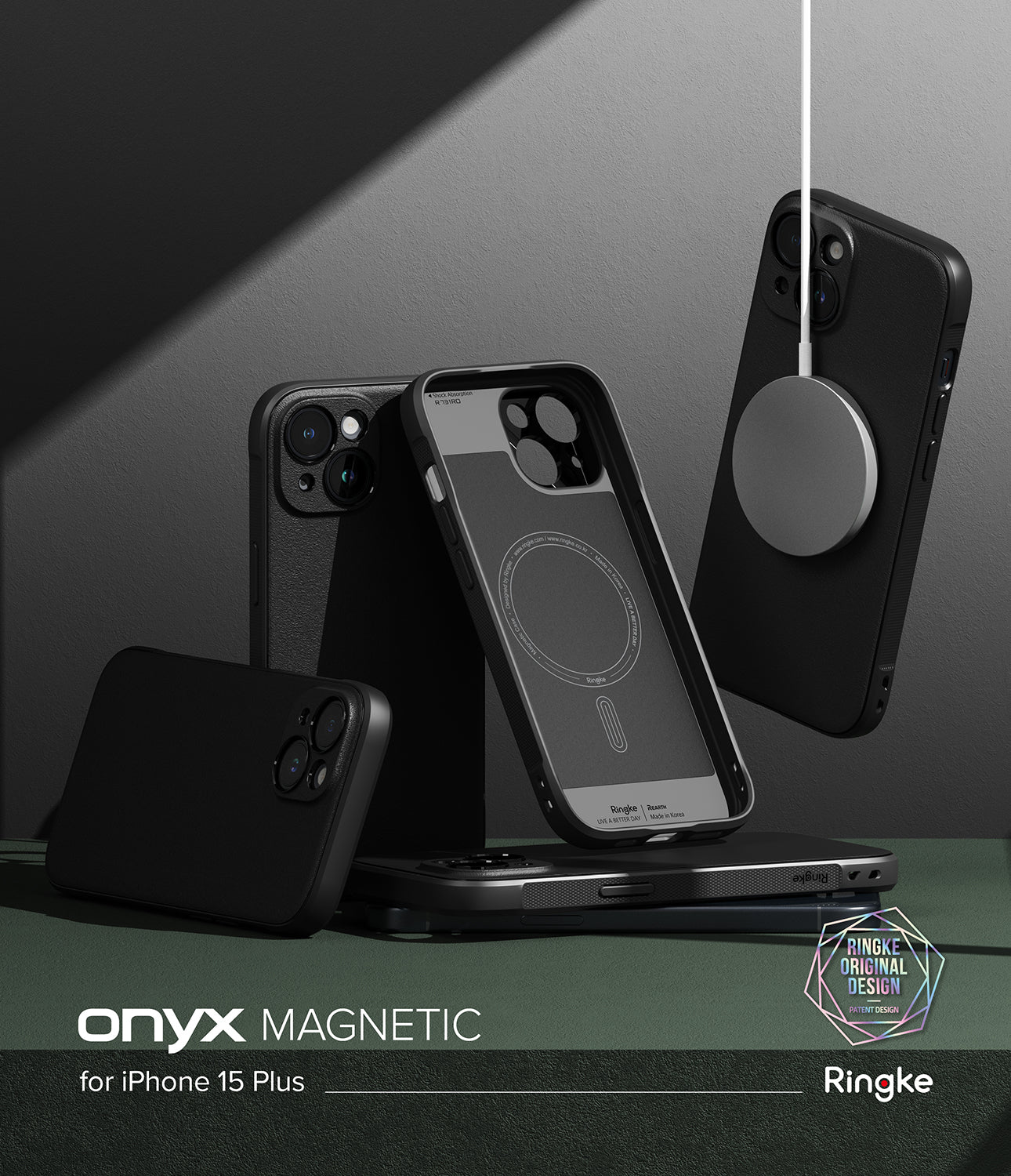 Ốp lưng iPhone 15 Plus | Onyx Từ - Bởi Ringke