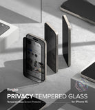 iPhone 15 Screen Protector | Privacy Glass - Anti-spy full-coverage 9H hardness tempered glass protector