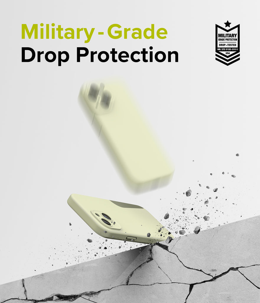 iPhone 15 Case | Silicone Magnetic - Military-Grade Drop Protection.